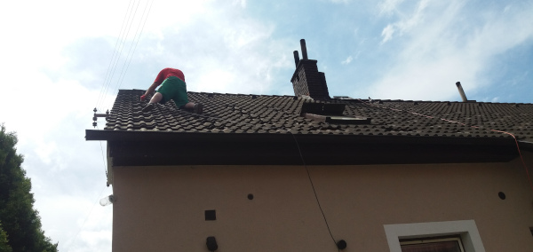Likvidace dřevokazného hmyzu přes krytinu. 